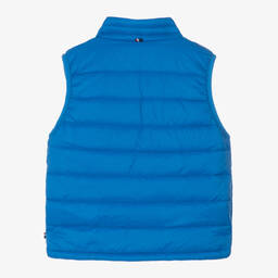 U.S. Polo Assn.-Boys Blue Puffer Gilet | Childrensalon Outlet