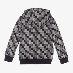 U.S. Polo Assn.-Boys Blue & White Logo Hoodie | Childrensalon Outlet