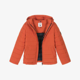 U.S. Polo Assn.-Boys Burnt Orange Padded Jacket | Childrensalon Outlet