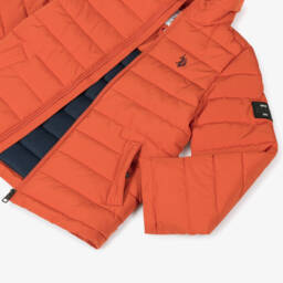 U.S. Polo Assn.-Boys Burnt Orange Padded Jacket | Childrensalon Outlet