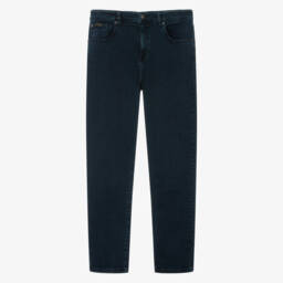 U.S. Polo Assn.-Boys Dark Blue Denim Slim Fit Jeans | Childrensalon Outlet