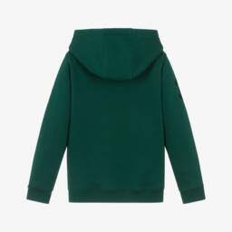 U.S. Polo Assn.-Boys Dark Green Cotton Jersey Hoodie | Childrensalon Outlet
