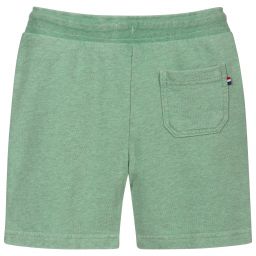 U.S. Polo Assn.-Boys Green Cotton Logo Shorts | Childrensalon Outlet
