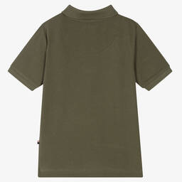 U.S. Polo Assn.-Boys Green Cotton Polo Shirt | Childrensalon Outlet