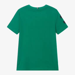 U.S. Polo Assn.-Boys Green Cotton T-Shirt | Childrensalon Outlet
