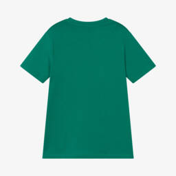 U.S. Polo Assn.-Boys Green Cotton T-Shirt with Signature Arch Logo | Childrensalon Outlet