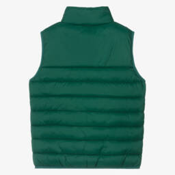 U.S. Polo Assn.-Boys Green Padded Gilet With Embroidered Logo | Childrensalon Outlet