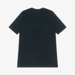 U.S. Polo Assn.-Boys Navy Blue Cotton T-Shirt with Graphic Logo Print | Childrensalon Outlet