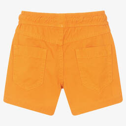 U.S. Polo Assn.-Boys Orange Cotton Shorts | Childrensalon Outlet