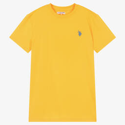 U.S. Polo Assn.-Boys Orange Cotton T-Shirt | Childrensalon Outlet