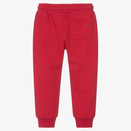 U.S. Polo Assn.-Boys Red Cotton Logo Joggers | Childrensalon Outlet