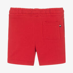 U.S. Polo Assn.-Boys Red Cotton Logo Shorts | Childrensalon Outlet