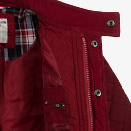 U.S. Polo Assn.-Boys Red Quilted Jacket | Childrensalon Outlet