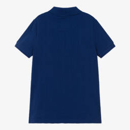 U.S. Polo Assn.-Boys Royal Blue Polo Shirt with Half Zip | Childrensalon Outlet
