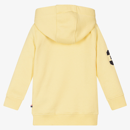 U.S. Polo Assn.-Boys Yellow Cotton Hoodie | Childrensalon Outlet