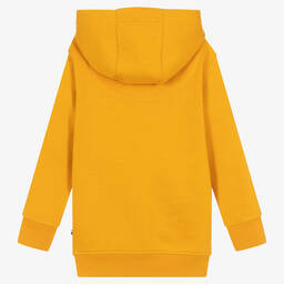 U.S. Polo Assn.-Boys Yellow Cotton Logo Hoodie | Childrensalon Outlet