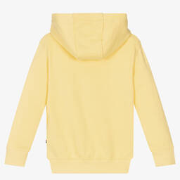 U.S. Polo Assn.-Boys Yellow Logo Cotton Hoodie | Childrensalon Outlet