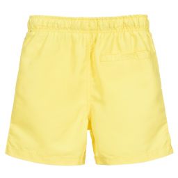 U.S. Polo Assn.-Boys Yellow Logo Swim Shorts | Childrensalon Outlet