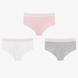 U.S. Polo Assn.-Girls Cotton Knickers (3 Pack) | Childrensalon Outlet