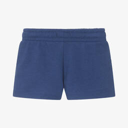 U.S. Polo Assn.-Girls Navy Blue Logo Jersey Shorts | Childrensalon Outlet
