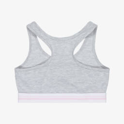 U.S. Polo Assn.-Girls Pink & Grey Cotton Bra Tops (2 Pack) | Childrensalon Outlet