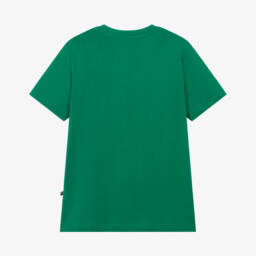 U.S. Polo Assn.-Green Cotton T-Shirt with Large Double Horsemen Logo | Childrensalon Outlet