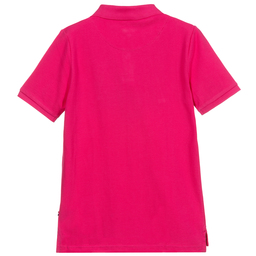 U.S. Polo Assn.-Pink Cotton Logo Polo Shirt | Childrensalon Outlet