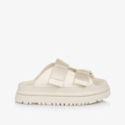 Une Fille-Кремовые сандалии на липучке для девочек | Childrensalon Outlet