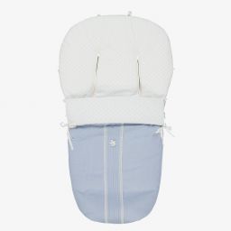 Uzturre-حمّالة فوت مافز قطن عضوي لون أزرق للأطفال (97 سم) | Childrensalon Outlet