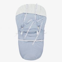 Uzturre-حمّالة فوت مافز قطن عضوي لون أزرق للأطفال (97 سم) | Childrensalon Outlet