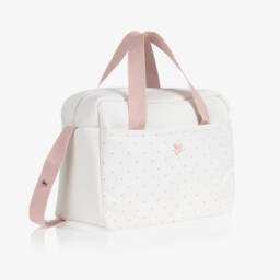 Uzturre-Белая пеленальная сумка со звездой (38см) | Childrensalon Outlet