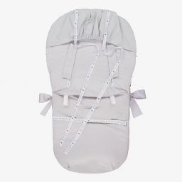 Uzturre-حمّالة فوت مافز قطن لون رمادي للأطفال | Childrensalon Outlet