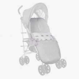 Uzturre-حمّالة فوت مافز قطن لون رمادي للأطفال | Childrensalon Outlet