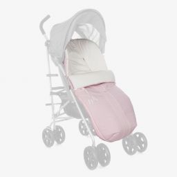 Uzturre-حمّالة فوت مافز قطن عضوي لون زهري للمولودات (97 سم) | Childrensalon Outlet