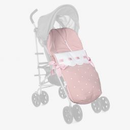 Uzturre-حمّالة فوت مافز قطن عضوي لون زهري للمولودات | Childrensalon Outlet