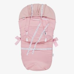 Uzturre-حمّالة فوت مافز قطن عضوي لون زهري للمولودات | Childrensalon Outlet