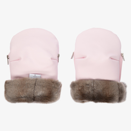 Uzturre-Розовые варежки для коляски | Childrensalon Outlet