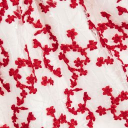 ValMax-Girls Embroidered Red Dress | Childrensalon Outlet