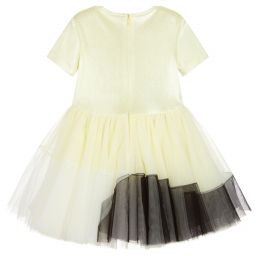 ValMax-Girls Yellow Tulle Dress | Childrensalon Outlet