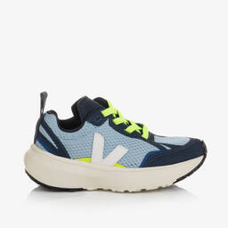 VEJA-حذاء رياضي شبك لون أزرق للأولاد | Childrensalon Outlet