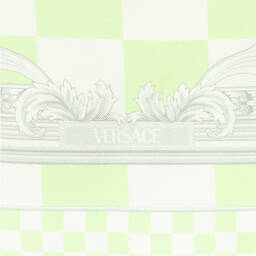 Versace-Baby Boys Green Barocco Silk Shirt | Childrensalon Outlet