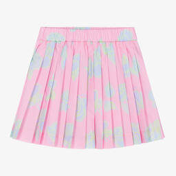 Versace-Baby Girls Pink Rose Pleated Skirt | Childrensalon Outlet