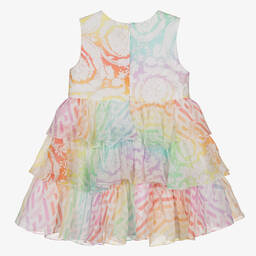 Versace-Baby Girls Rainbow Silk Dress | Childrensalon Outlet