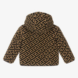 Versace-Beige & Black Greca Jacket | Childrensalon Outlet