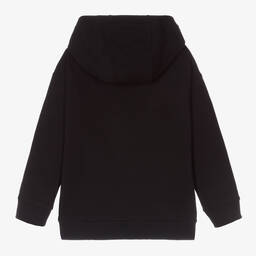 Versace-توب هودي قطن لون أسود | Childrensalon Outlet