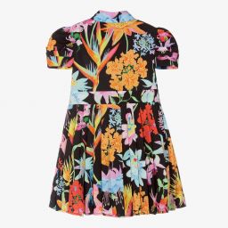 Versace-فستان قطن لون أسود | Childrensalon Outlet