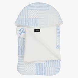 Versace-Blue & White Baby Nest (77cm) | Childrensalon Outlet