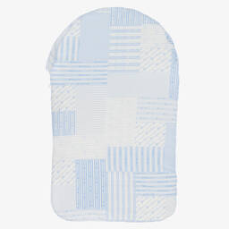 Versace-Blue & White Baby Nest (77cm) | Childrensalon Outlet