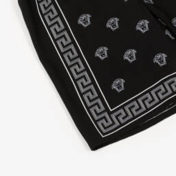 Versace-Boys Black Bandana Print Shorts | Childrensalon Outlet
