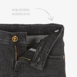 Versace-Джинсы барокко черные для мальчиков | Childrensalon Outlet